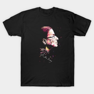 Ruth Bader Ginsburg Light the Darkness Retro Fan Art T-Shirt